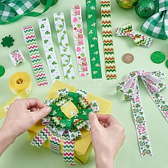 40 ярд 8 стиля односторонняя полиэстеровая лента с принтом ко дню Святого Патрика OCOR-PH0005-55