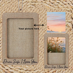 Прямоугольник со словом «езжай безопасно&nbsp;HJEW-SP0001-19C