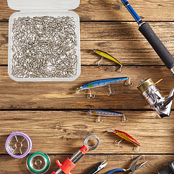 100 шт. латунь с застежкой-соединителем для рыболовного крючка из нержавеющей стали&nbsp;FIND-FH0010-48P