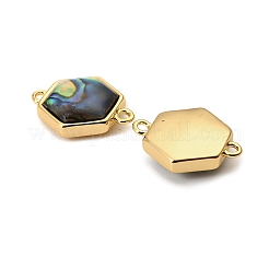 Подвески-шестигранники из натуральной ракушки пауа&nbsp;KK-G538-46G