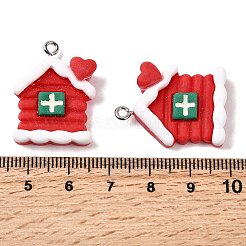 Подвески из непрозрачной смолы на рождественскую тематику&nbsp;RESI-U011-01