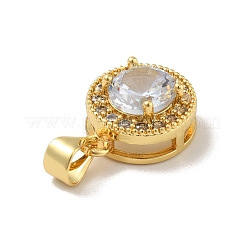 Латунные микро проложить кубического циркония подвески&nbsp;X-KK-B059-30G