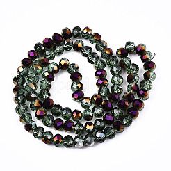 Гальванизируйте прозрачное стекло бисер нитей&nbsp;LS-EGLA-A034-T6mm-F25