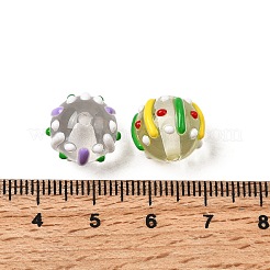 52 шт. эмалевые бусины из смолы на рождественскую тематику RESI-Z041-10