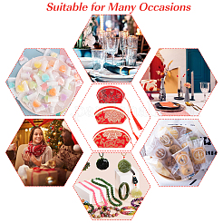 6 шт. 3 подарочных полиэстеровых упаковочных мешочка ABAG-NB0001-27