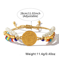 Браслеты из бисера и бусин из богемского стекла&nbsp;WR9292