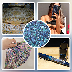 Листы винила пвх DIY-WH0409-04A