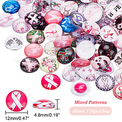 Стеклянные кабошоны для поделок проектов GGLA-PH0001-38