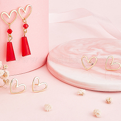 16 шт. фурнитура для сережек-гвоздиков из латуни&nbsp;KK-BC0009-36