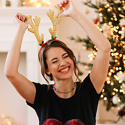 Набор для самостоятельного изготовления круглых бусин для украшения на Рождество&nbsp;DIY-GA0003-52