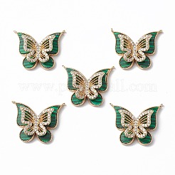 Синтетического малахита подвески&nbsp;ZIRC-L048-68G-02