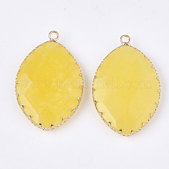 Натурального белого нефрита подвески&nbsp;G-S344-83F