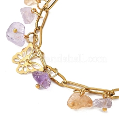 Браслеты с подвесками из нержавеющей стали 304&nbsp;BJEW-JB12824