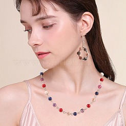 Натуральный розовый зебра яшма бисер прядь G-AR0001-91