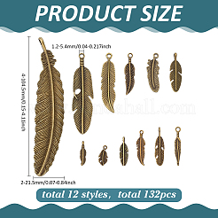 12 стили подвески из сплава в тибетском стиле&nbsp;FIND-PH0025-47