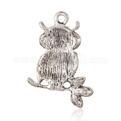 Сплав горный хрусталь подвески птиц&nbsp;RB-J246-10AS