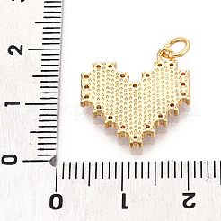 Латунные микропаве прозрачные подвески с фианитом&nbsp;KK-N268-40G