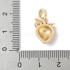 Латунные микропроволочные кубические циркониевые подвески из эмали&nbsp;LS-KK-M326-05C-G