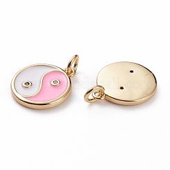 Латунные микропаве прозрачные подвески с фианитом KK-C100-16G