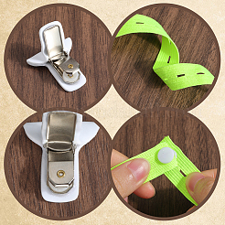 5 шт. 5-х цветные эластичные ленты-органайзеры из полиэстера FIND-CN0001-67B