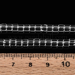 Прозрачные стеклянные бусины&nbsp;GLAA-N065-4x4mm-A01