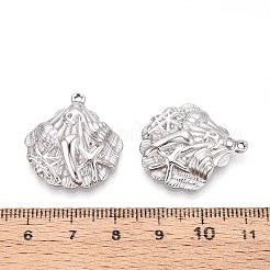 Подвески в форме ракушек из нержавеющей стали 304&nbsp;STAS-T067-28P