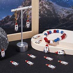 50 шт. Подвески из сплава с эмалью&nbsp;ENAM-SC0005-85