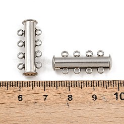 Не тускнеющие однорядные застежки-слайдеры из нержавеющей стали 304&nbsp;LS-STAS-H402-35P-01