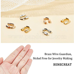 3 цвет 90шт латунная проволочная защита KK-BC0002-42-NF