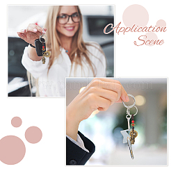 2 шт. подвесные украшения из сплава&nbsp;KEYC-FH0001-58B