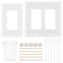 Прямоугольная силиконовая форма панели гнезда DIY-OC0003-66