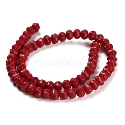 Синтетических нитей бирюзовые бусы G-C101-J01-01B