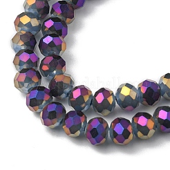 Стеклянные бусины с гальваническим покрытием &nbsp;EGLA-A034-J6mm-G03