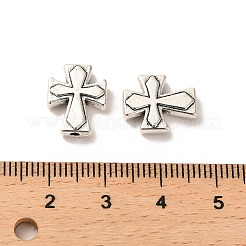 Сплавочные овальные бусины тибетского стиля  FIND-C043-049AS