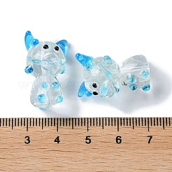 Светящиеся нити бус лэмпворк ручной работы LAMP-Z007-03G