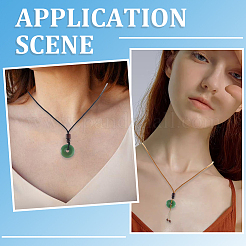 24 шт. 3 стиля полиэстерового шнура для изготовления ожерелий AJEW-SC0003-82