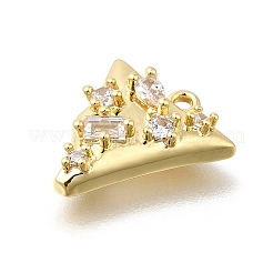 Латунные микро проложить кубического циркония подвески&nbsp;KK-U061-05G-02