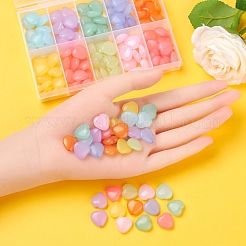 150шт 10 стиля прозрачные акриловые бусины TACR-YW0001-55