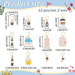 Подвеска с эмалью на тему напитка HJEW-AB00470