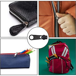 Нейлоновая закрытая молния и бегунки из цинкового сплава DIY-BC0011-64