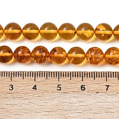 Янтарные шарики нити&nbsp;G-L095-B01-8mm-02