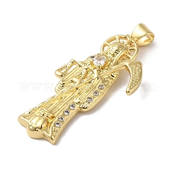 Покрытие стойки латунь микропаве прозрачные подвески из кубического циркония KK-B092-29G