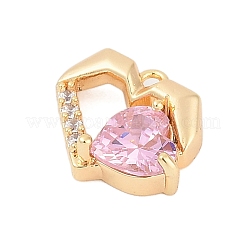 Латунные микро проложить кубического циркония подвески&nbsp;LS-ZIRC-P122-01C-G02