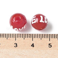 Эмалевые бусины ручной работы в технике лэмпворк BLOW-D300-05A