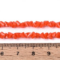 Непрозрачное стекло бисер нитей GLAA-N019-4mm-14