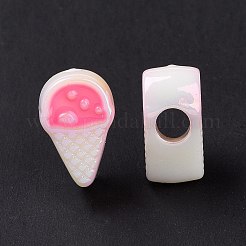 УФ-покрытие Радужные переливающиеся акриловые европейские бусины SACR-E009-36