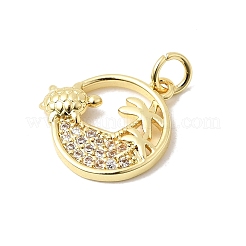 Латунные микро проложить кубического циркония подвески&nbsp;LS-KK-P343-01A-G