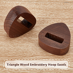 Треугольные деревянные пяльцы TOOL-WH0127-50B