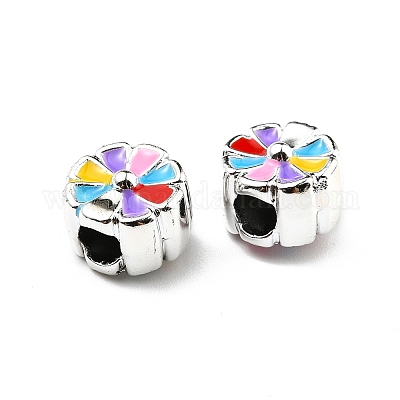 Ccb пластиковые европейские бусины CCB-P015-02P-01-1