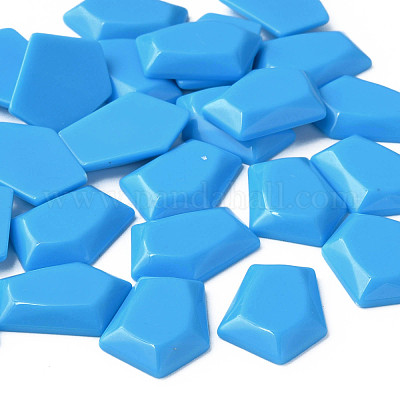 Непрозрачные акриловый кабошоны MACR-S373-142-A09-1